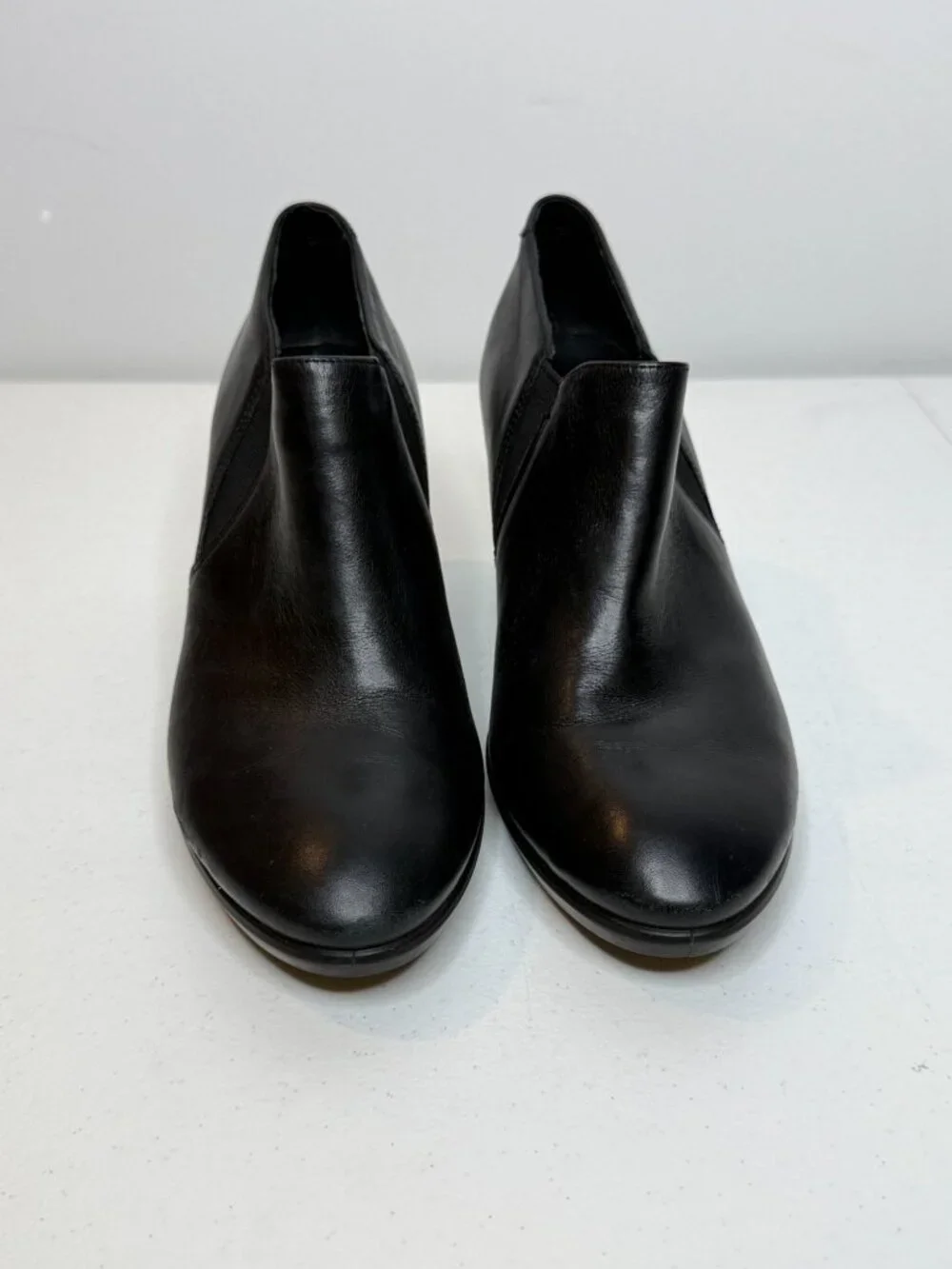 Ecco black leather